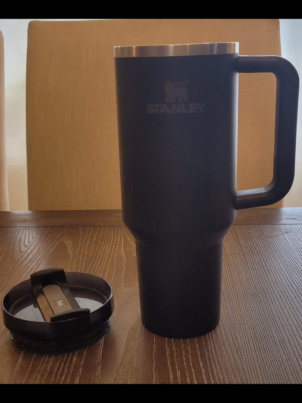 Stanley Matte Black Insulated Travel Mug with Handle